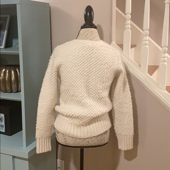 BANANA REPUBLIC Ivory Loop Stitch Sweater - Picture 5 of 8